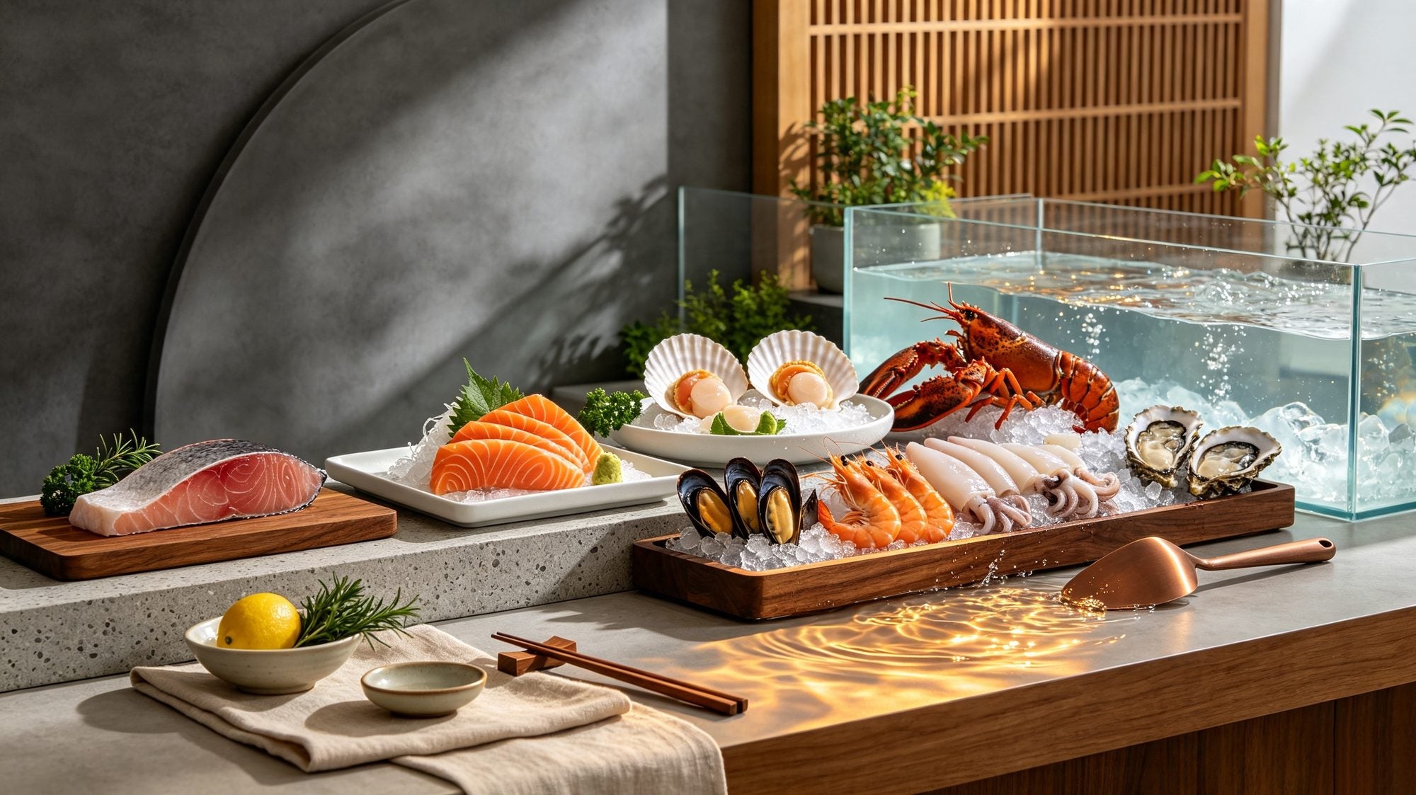 SEAN PALMER<br>
Fresh From the Ocean<br>
Straight to Your Table
